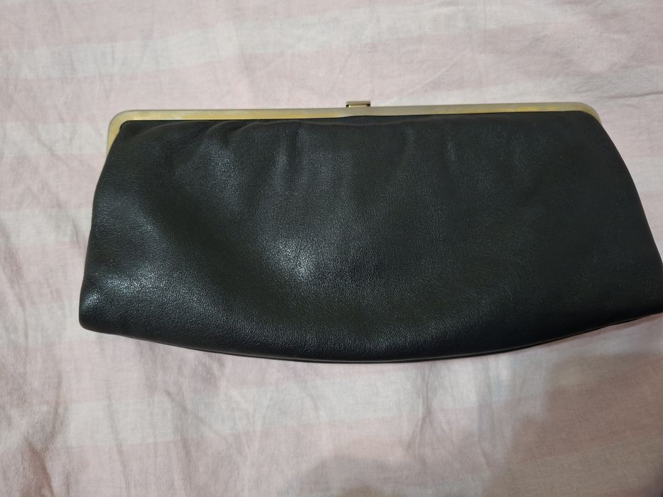 Кожаный клатч советских времен
