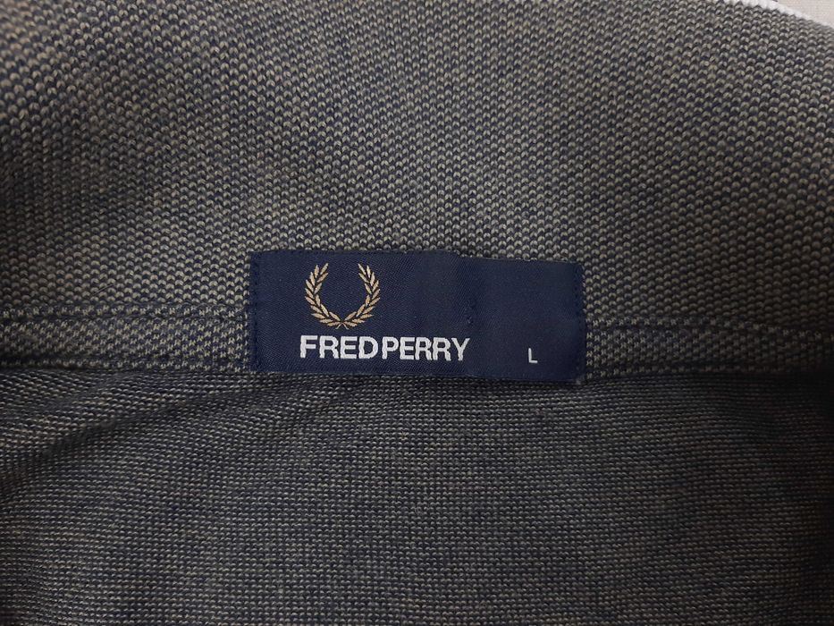 Fred Perry Twin Tipped - Оригинална мъжка тениска с яка размер L