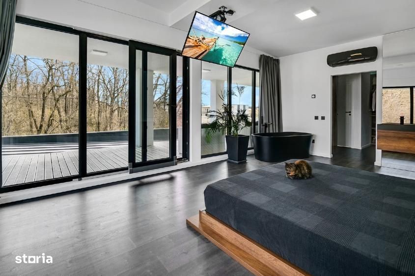 Vila smart | 5 camere | Balotesti | Piscina | La liziera pădurii