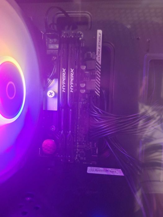 i3-12100F RX580 8*2 RAM 512 GB M2 ASUS 100HZ  kovrik bn klavitur bonus