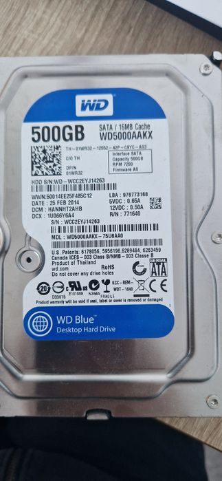 Hard Disk Desktop 500Gb