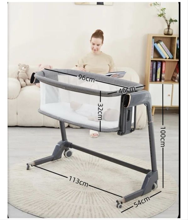 Приставная кроватка-манеж Maribel 506 с авто укачиванием