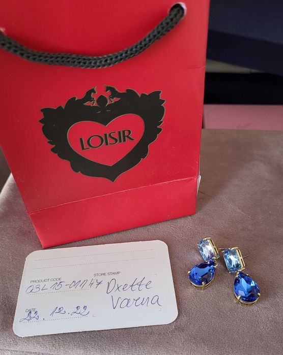 Продавам Обици Oxette със сертификат и оригинална торбичка