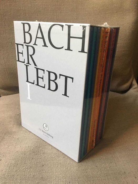 Луксозно издание, 9 бр. DVD с кантати на Й. С. Бах + антология, ново