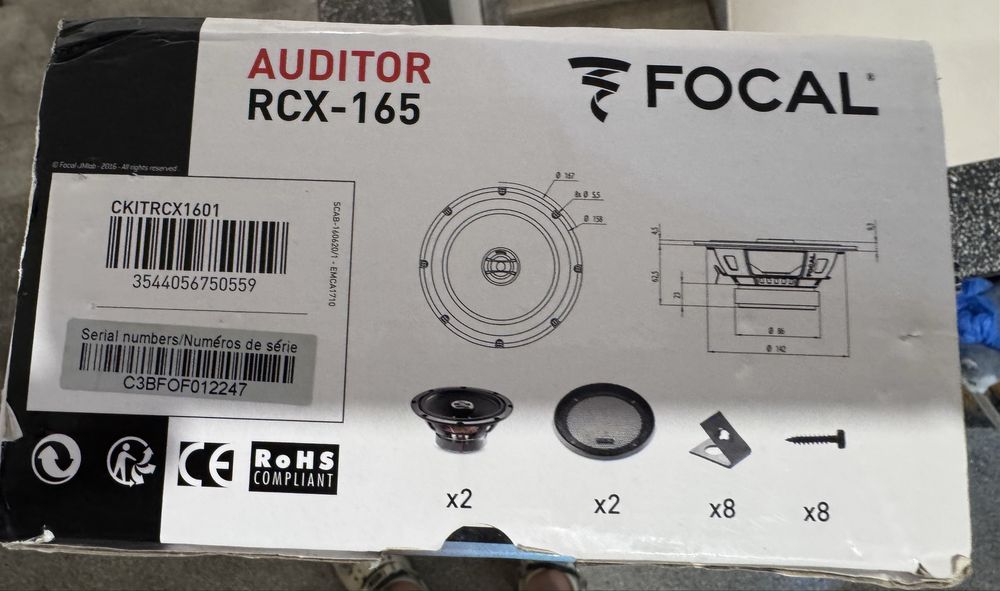 Doua seturi de Boxe FOCAL AUDITOR RCX-165