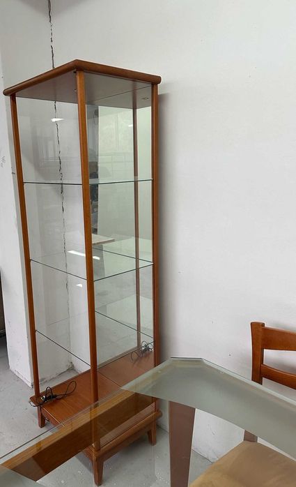 Класическа стъклена витрина/шкаф за антики / колекции – Bora „Романс“