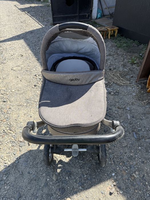 Коляска geoby серого цвета