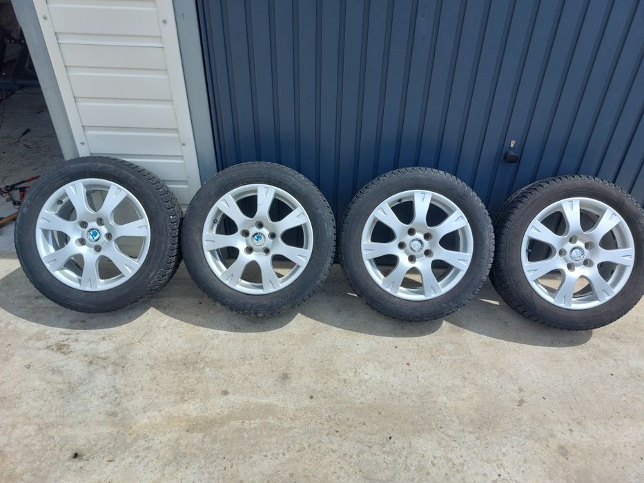 Set jante aliaj R16 5x112 6.5J ET50 cu anvelope M+S 205 55 16