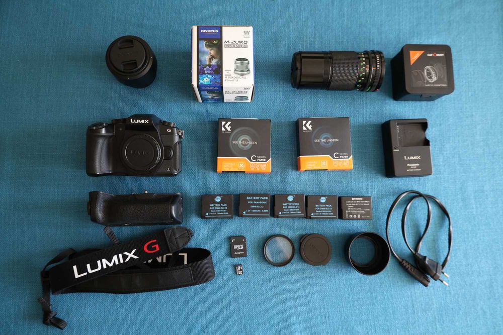 Pachet/kit complet Panasonic Lumix G80 G85 - lentile - filtre