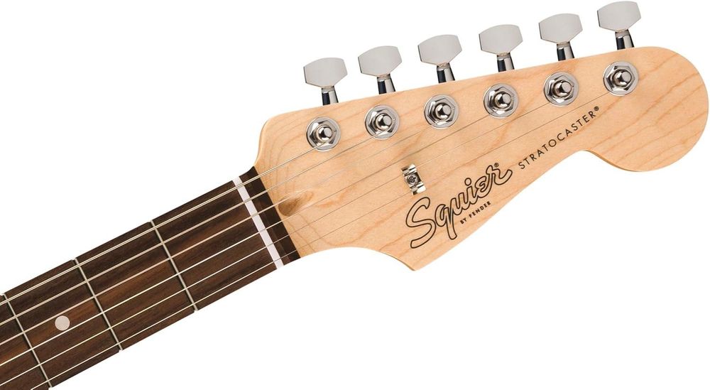 Chitara electrica Squier by Fender Debut Stratocaster - culoare negru cu pickguard alb - noua