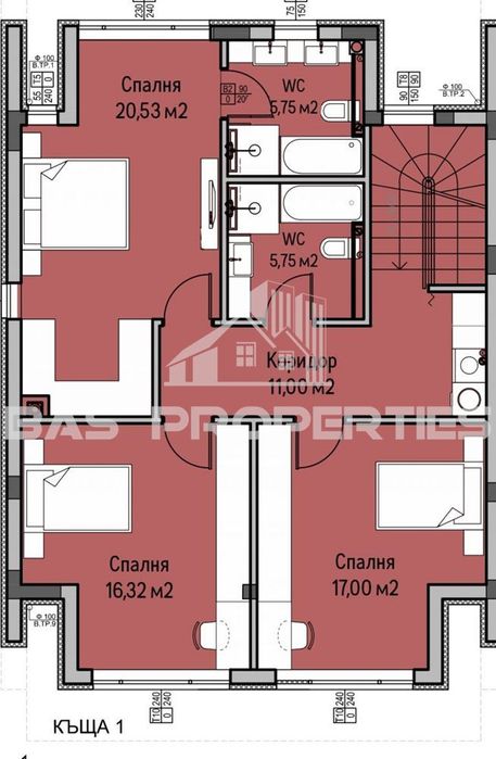 Продава се Къща в с. Панчарево, Област София-град - 261 кв.м за 1999 €/кв.м - Снимка #3
