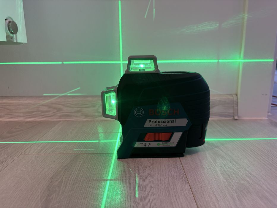GLL 3-80 CG Nivela Laser verde Bosch 360 grade