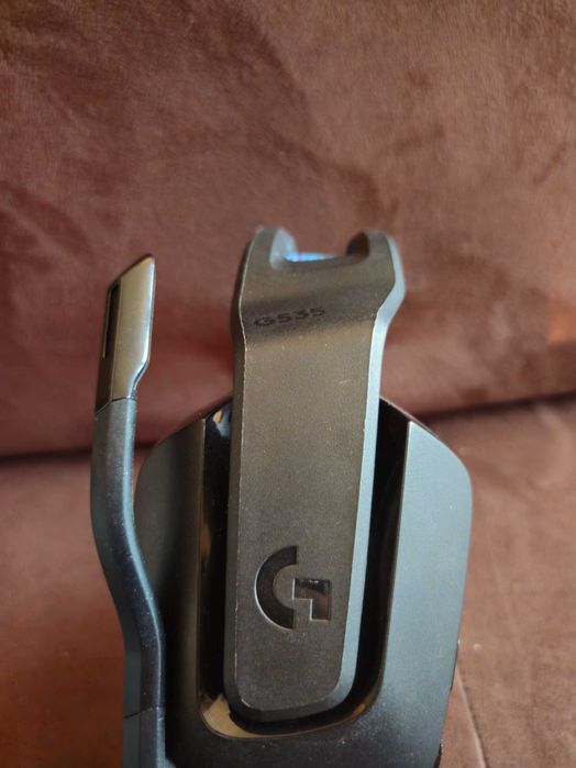 Гейминг слушалки Logitech - G535 Lightspeed, безжични, черни