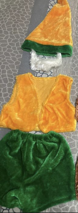 Костюм гнома пушистая ткань