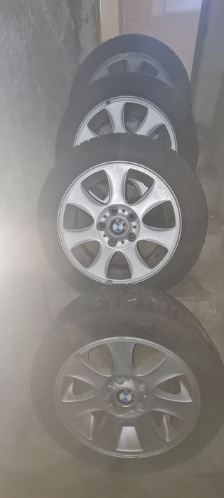 Roți aliaj 5×120 bmw originale cu anvelope M+S
