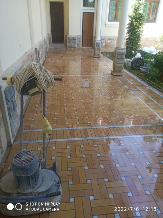 Шлифовка бетона пол