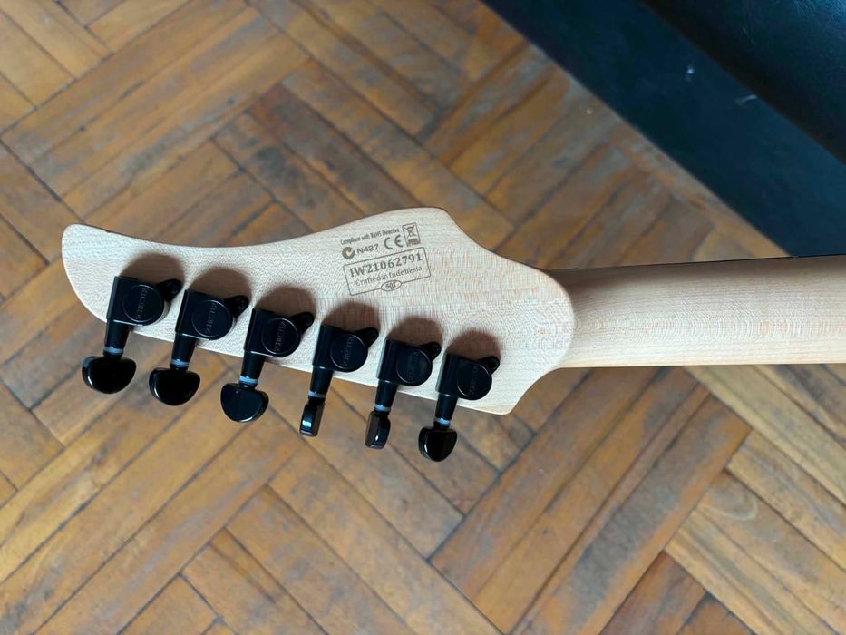 Schecter C-6 Pro FR Charcoal Burl