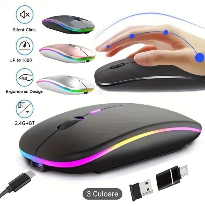 Mouse wirles cu acumulator!!