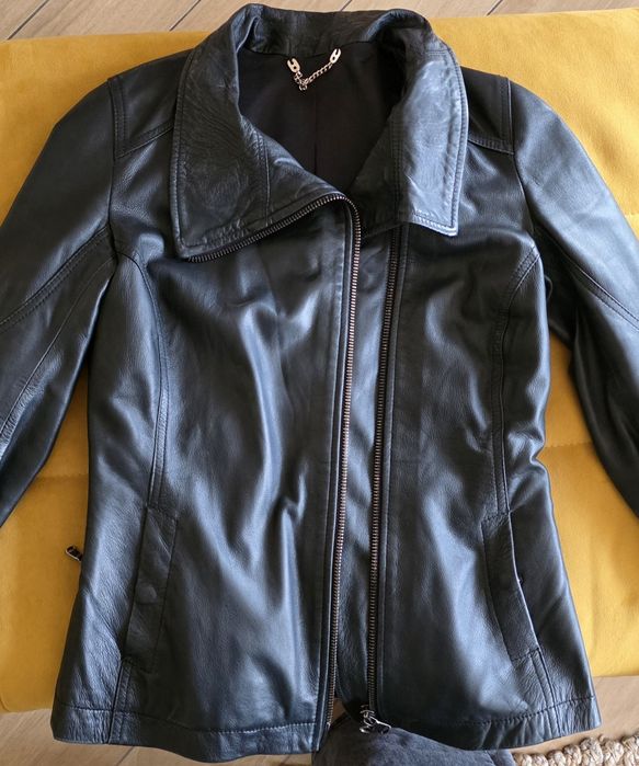 Италианско кожено яке S размер