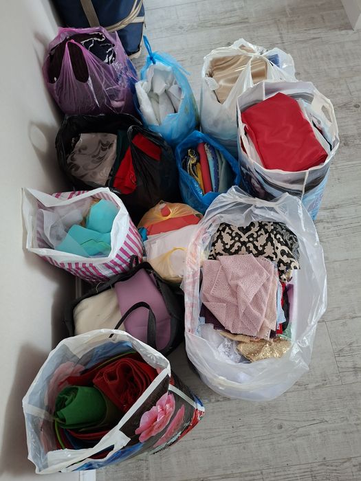 Продам остатки тканей