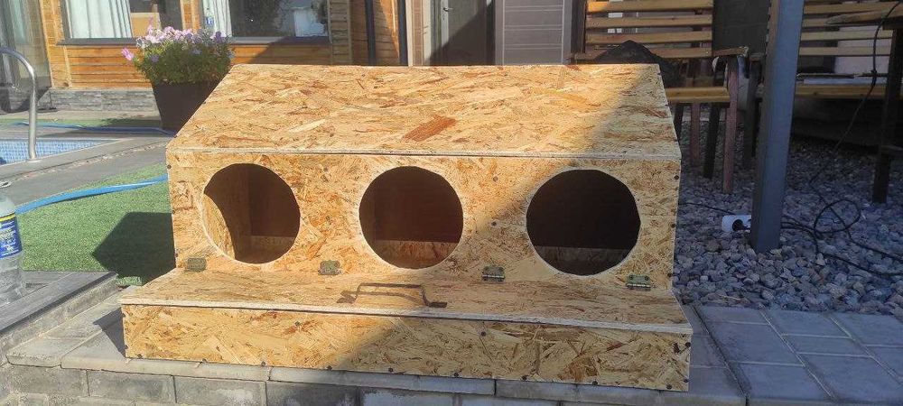 Гнездо для трёх кур-несушек – максимально высокий урожай яиц!