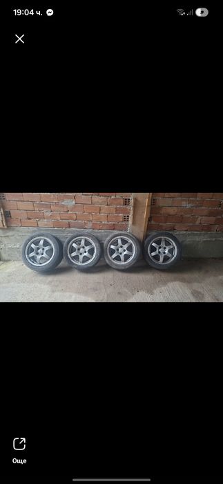 Продавам конплект джанти с гуми 16 ски