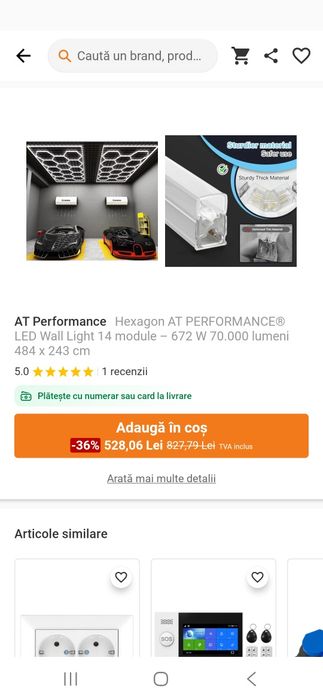 Limuni hexagonale 14 module nou