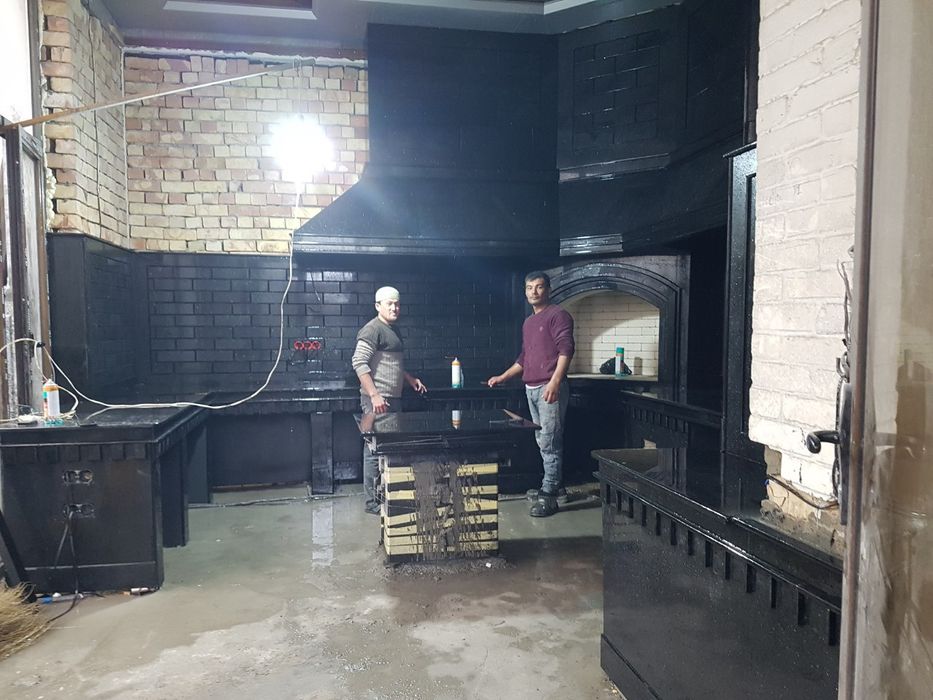 Assalomu alekum bizning hizmatlar fasad tosh ishlari kafel,sokl,mangal