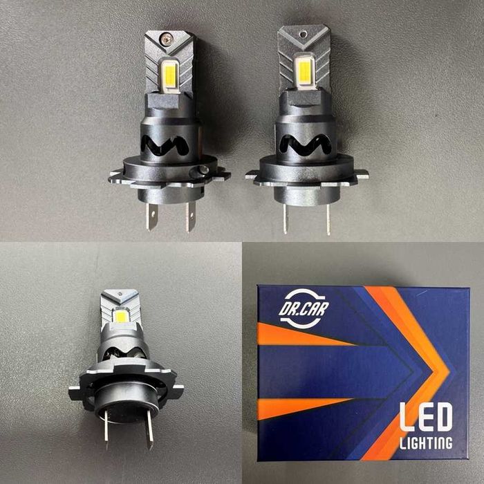 SET 2 becuri LED H7 100W, Plug-Play