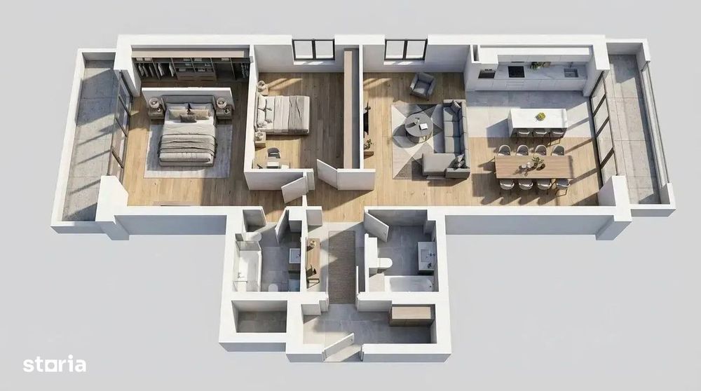 Penthouse 3 Camere de Vânzare - Erou Iancu Nicolae - Bloc Boutique P+4 — fotografia 1