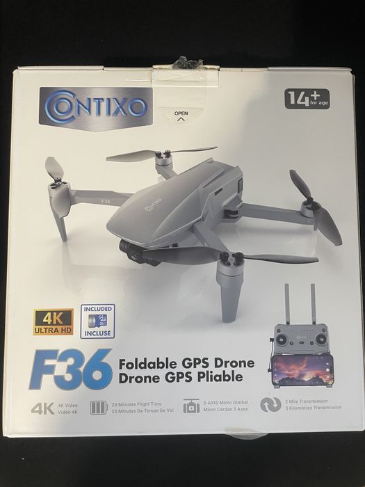 Contixo F36 GPS Drone 4K  - 3км обхват