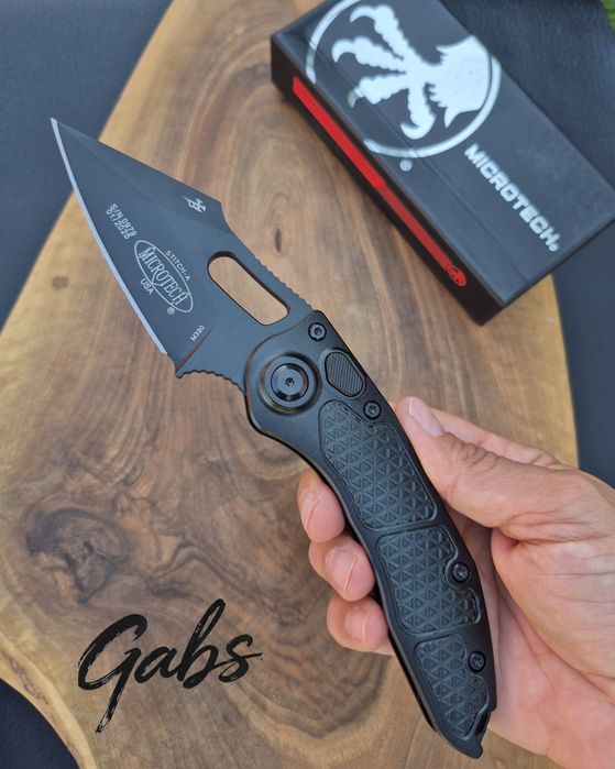 Автоматичен нож Microtech/Borka  Stitch OTS AUTO 169-1,Apocalyptic Black