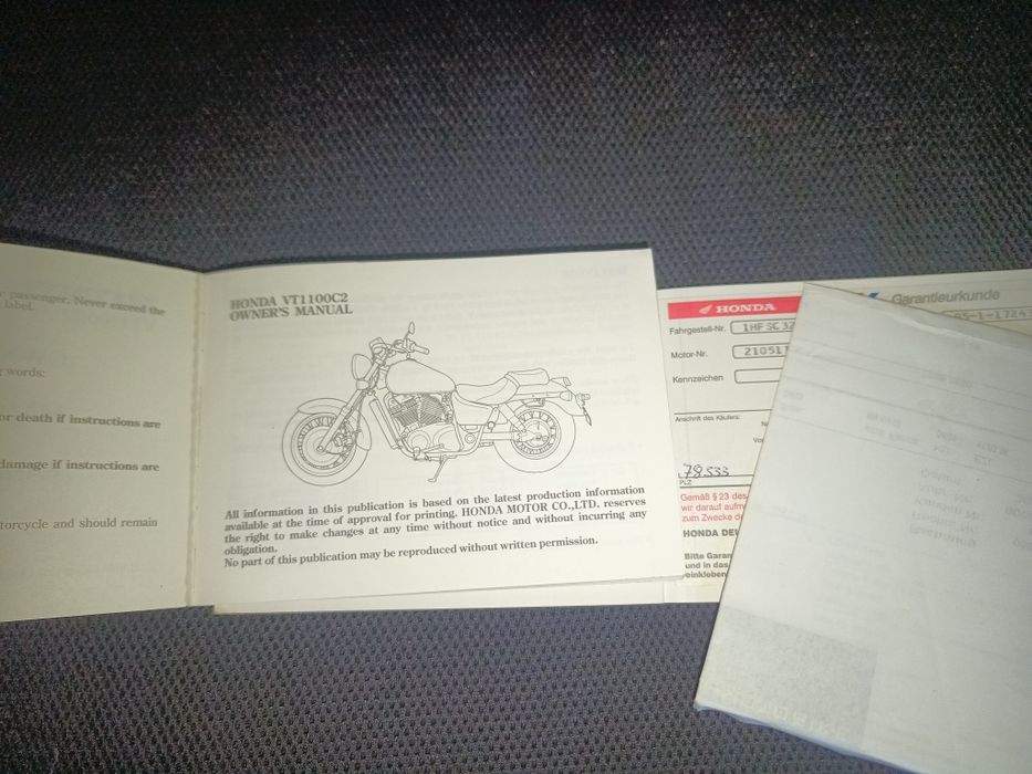 Honda Shadow  C2.  1100cc