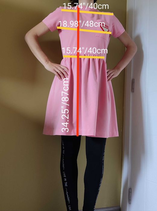 Розова дамска рокля Prada