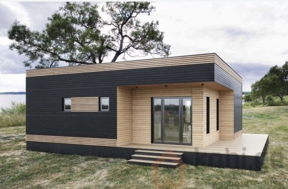 Cabane tip A frame, case din lemn rotund, foișoare  magazii