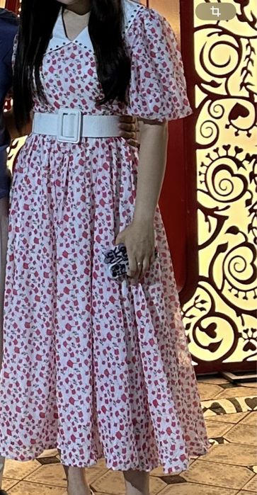 Нарядное нежное платье