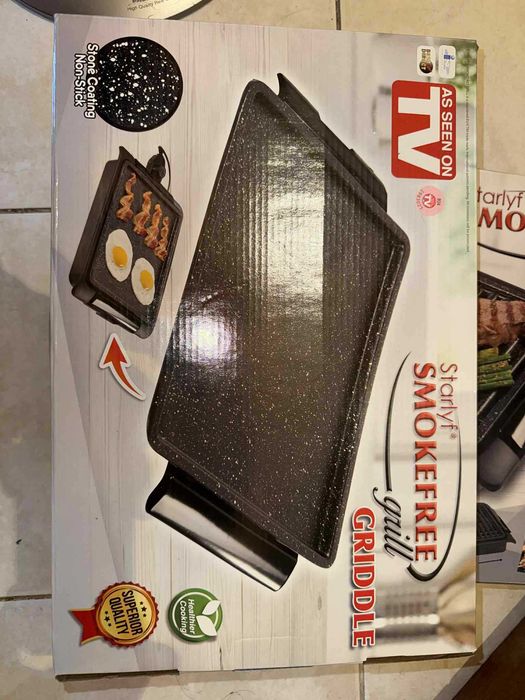 Електрическа скара Starlyf с каменно покритие