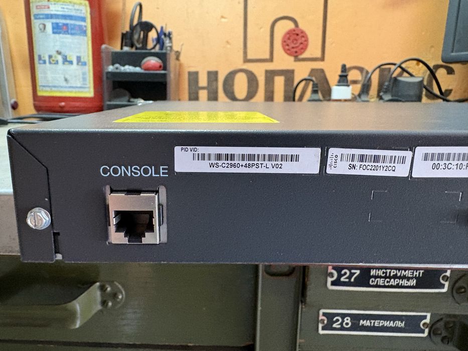 Комуттатор cisco 2960 POE 48 портов