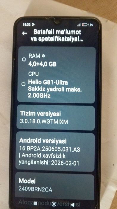 Redmi 14c  srochna sotaman