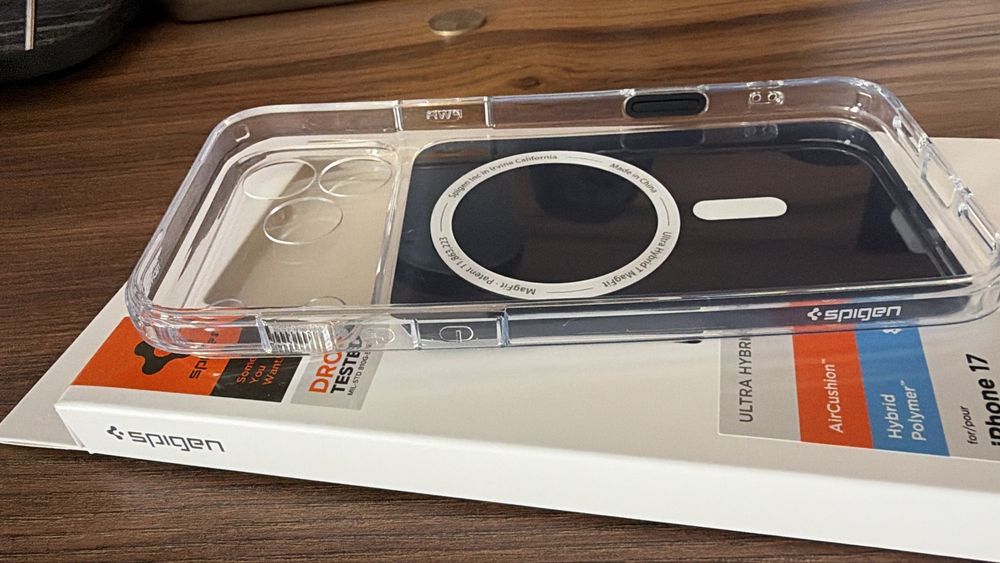 Vand husa Spigen Ultra Hybrid T albastru mat Iphone 17/18 Pro Max