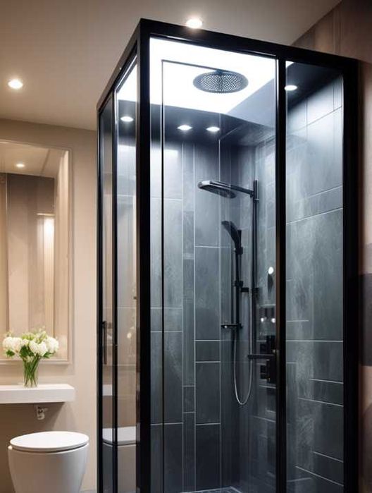 Стеклянные душевые перегородки Раздвижные двери душ кабины Dush kabina