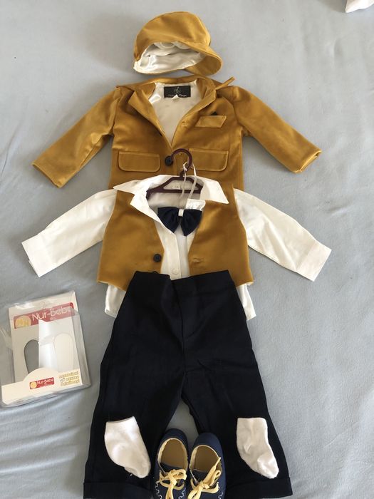 Vand costumas botez baiat 3-6 luni