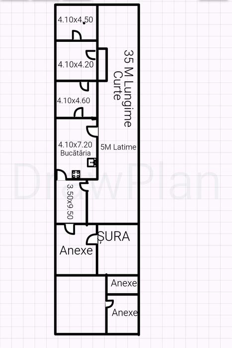 Casă și Afacere 1700 metri Agricolă/Sera de Familie in Lancram
