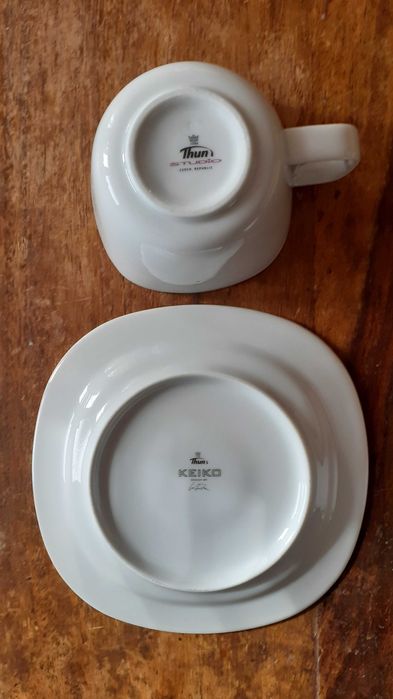 сервиз за чай и кафе Чешки порцелан антикварен модел на Кейко Keiko