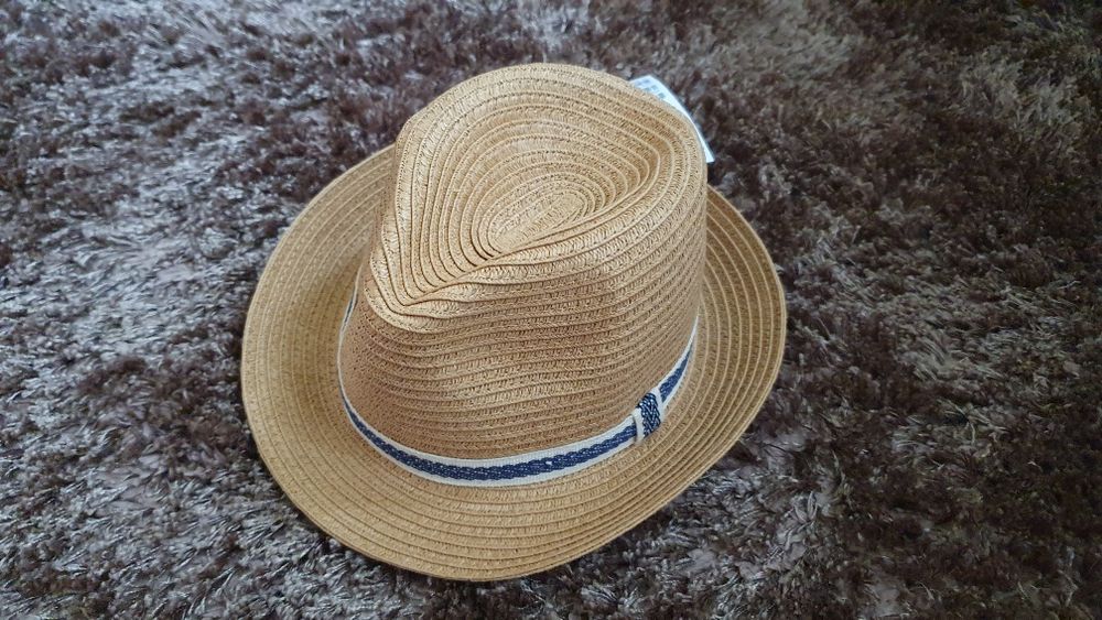 Palarie de paie bebelusi H&M