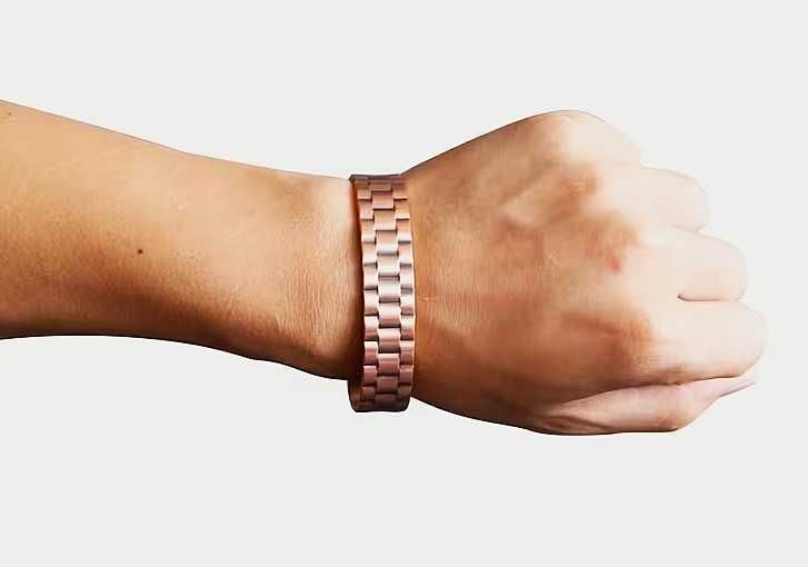 Brăţară din cupru pur cu 6 magneţi Gauss