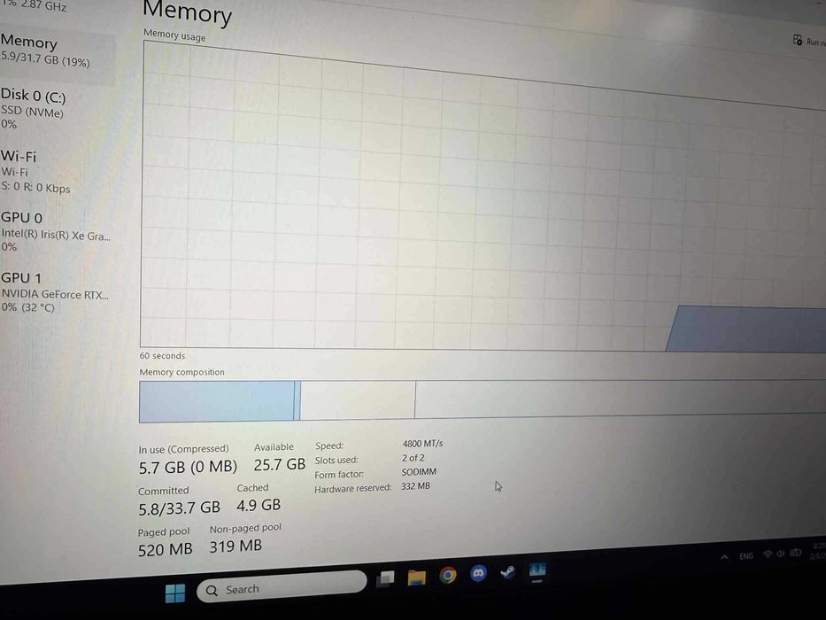 HP Victus 16-d1004nu | i5-12500H | RTX 3060 | 32GB DDR5 | 1TB | 144Hz
