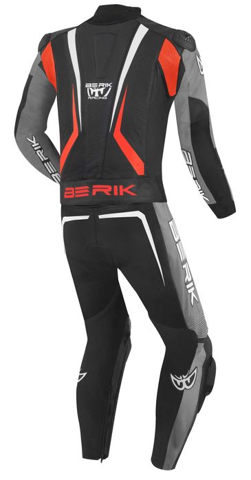 НОВ Кожен Мото Екип BERIK ABSOLUTE GP2 Black/Grey/Red