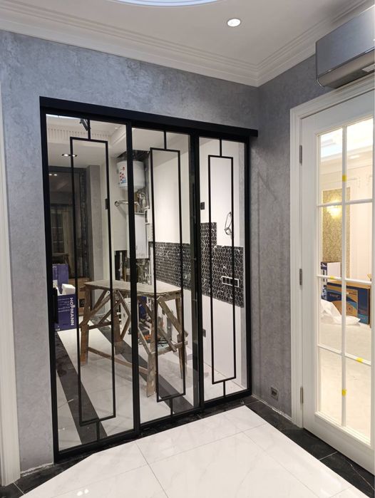 Лофт перегородки из алюминия