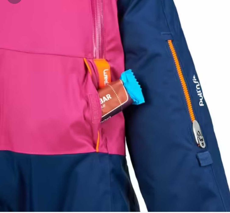 Costum săniuș/schi XWARM PULL'N FIT Roz-Albastru Bebe